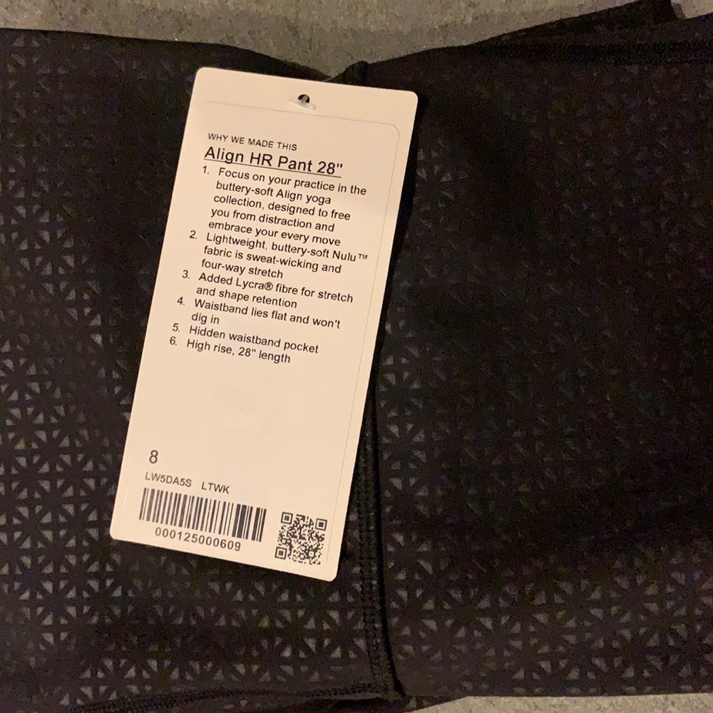 Lululemon Align HR Pant 28”